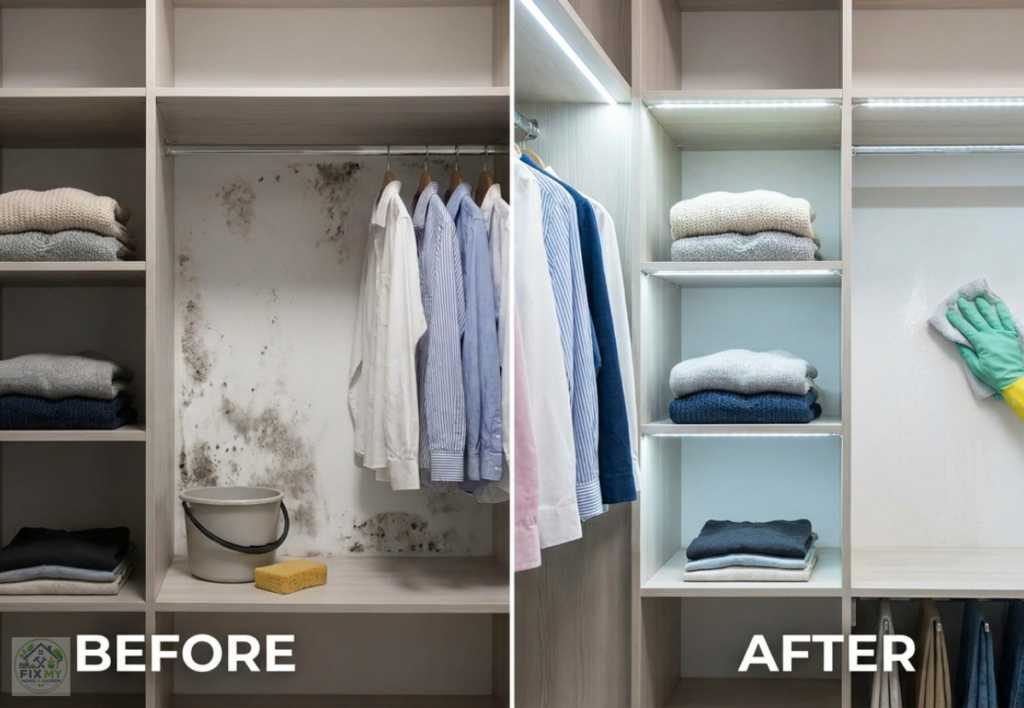 How to Get Rid of Mold Smell in Closets Permanently