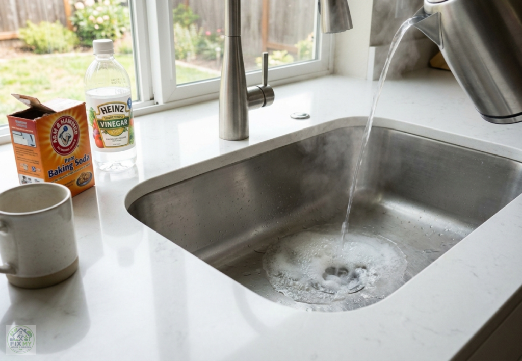 How to Unclog a Kitchen Sink Naturally