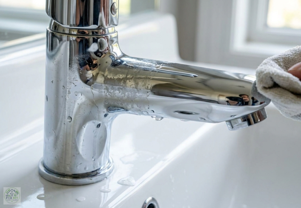 How to Remove Hard Water Stains from Faucets