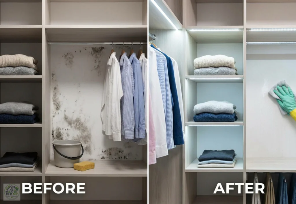 How to Get Rid of Mold Smell in Closets Permanently