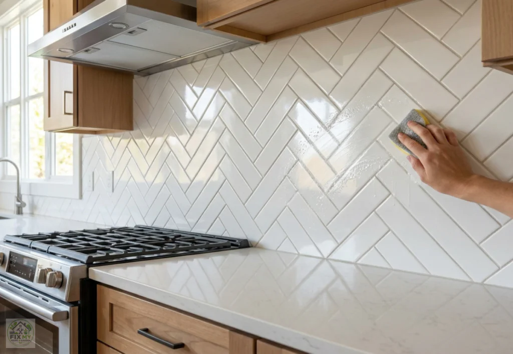 How to Clean Kitchen Backsplash Tiles